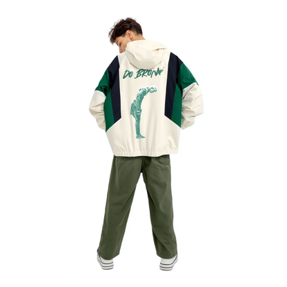 Charles Oliveira x Brazil Windbreaker Green