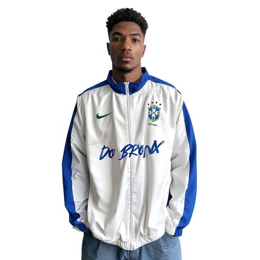Charles Oliveira x Brazil Windbreaker Blue